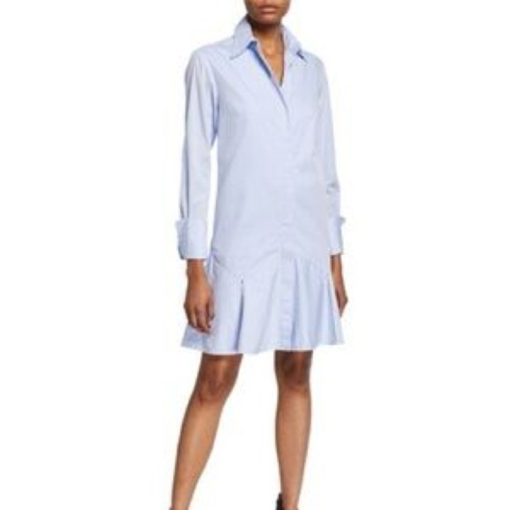 Victoria Beckham Light Blue Mini Dress